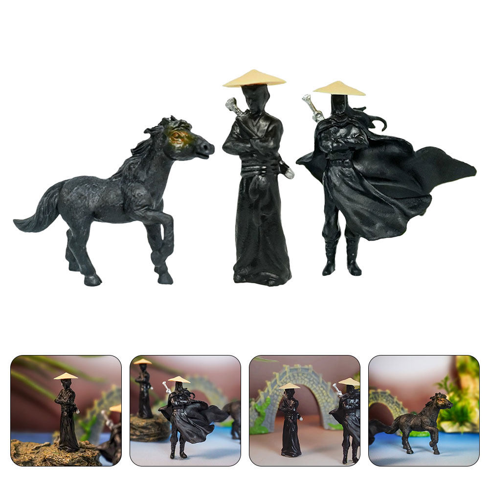 3Pcs Ancient Chinese Knight Sc - огляд і ціна Bonsai Garden Art