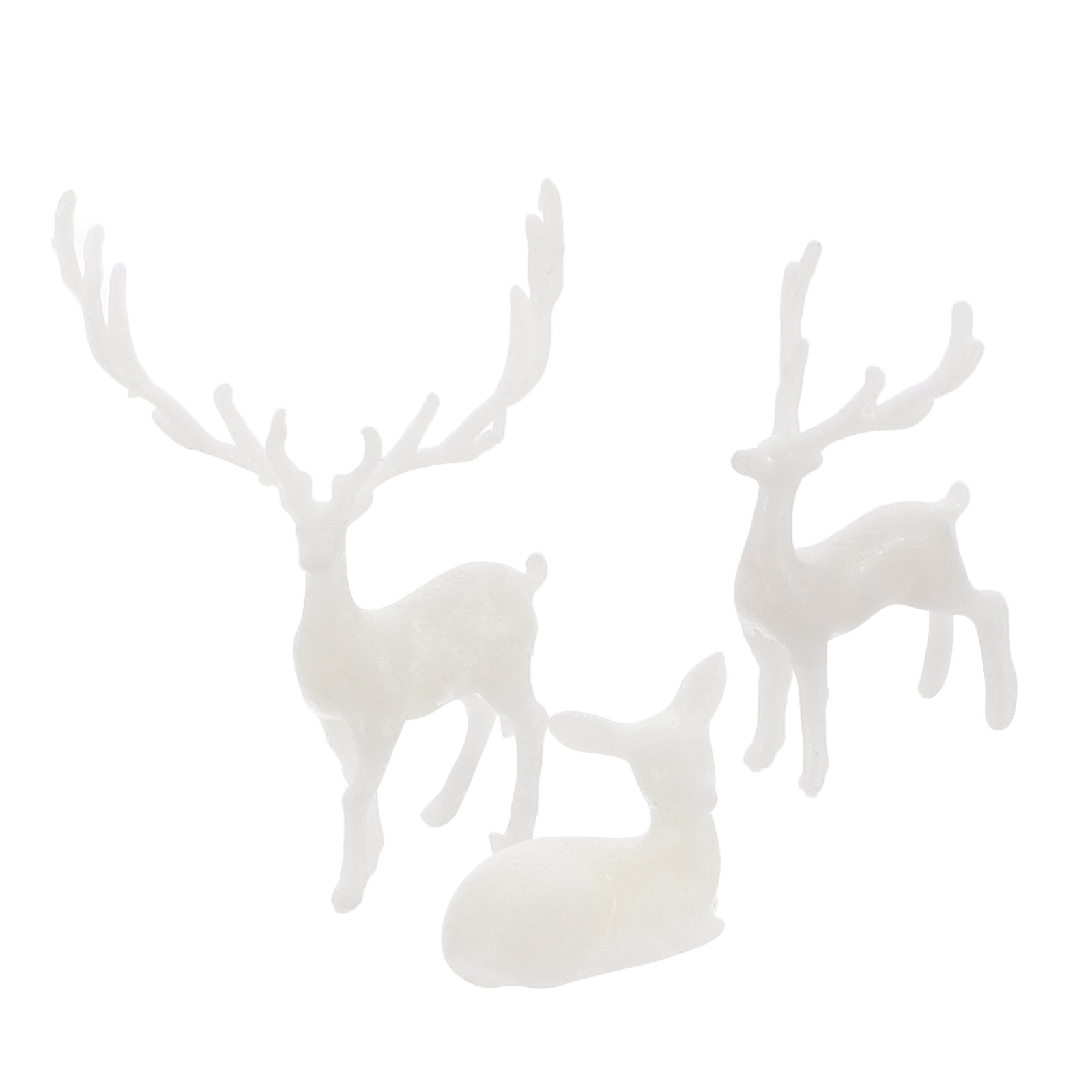 3Pcs Lifelike Resin Elk Statue - огляд і ціна Bonsai Garden Landscape Design