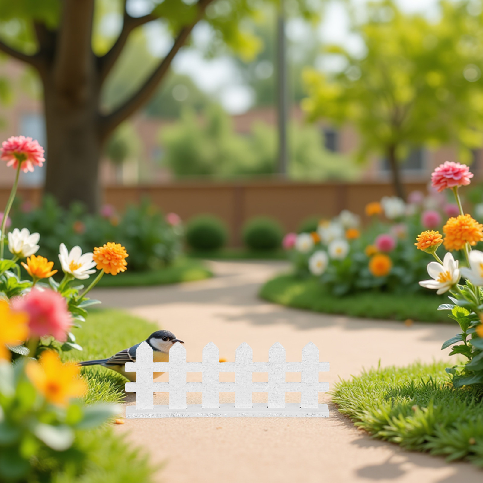 12Pcs Miniature Wooden Fence W - огляд і ціна Bonsai Garden Landscape Design
